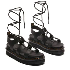 Sandali Donna DR. MARTENS linea Nartilla in Pelle Athena Nera