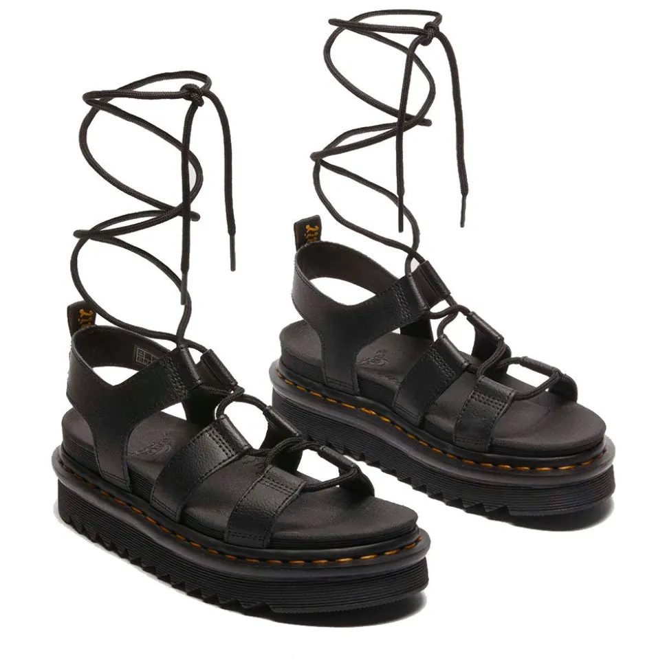 Sandali Donna DR. MARTENS linea Nartilla in Pelle Athena Nera