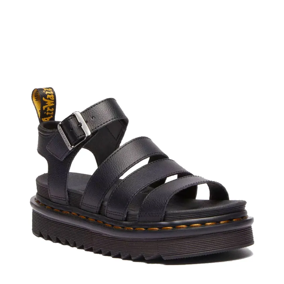 Sandali Donna DR. MARTENS linea Blaire in Pelle Athena Nera