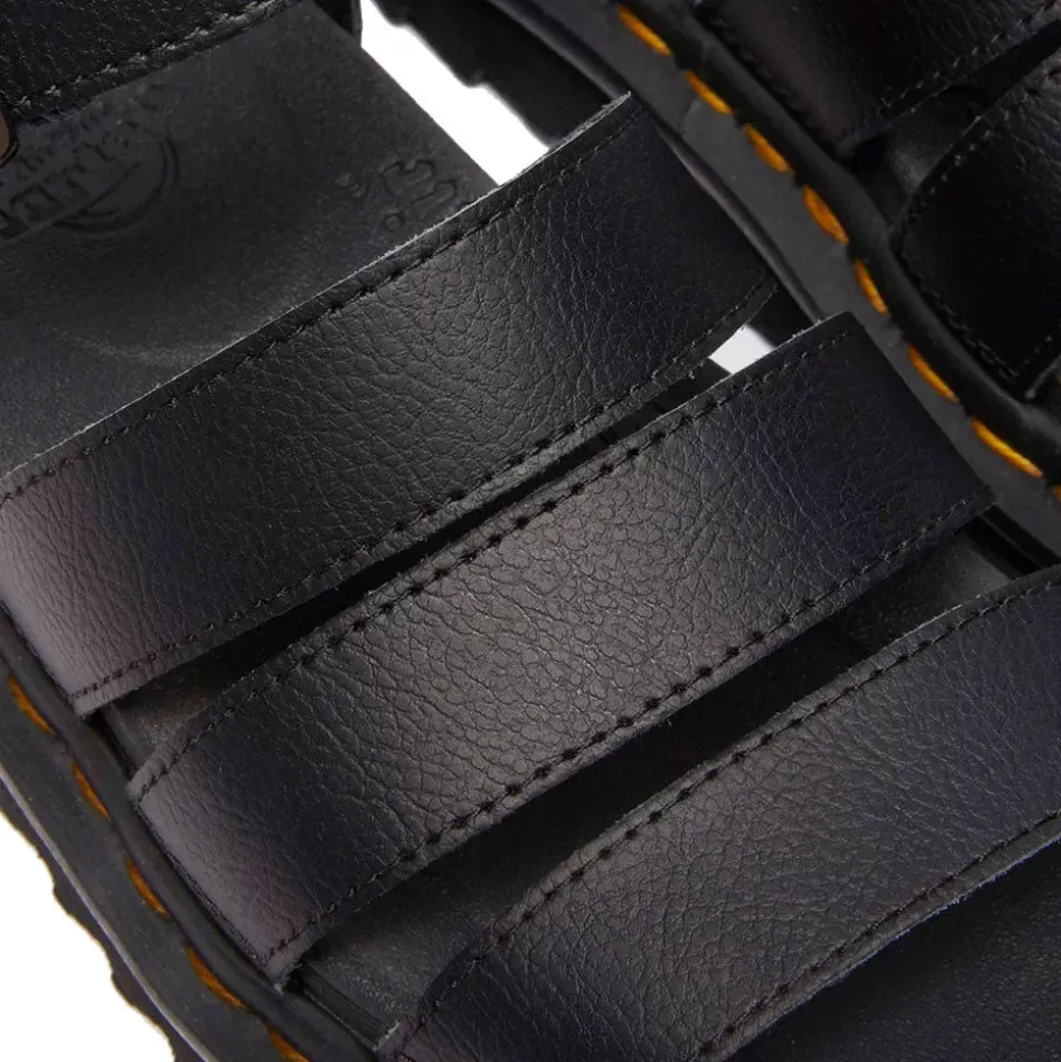 Sandali Donna DR. MARTENS linea Blaire in Pelle Athena Nera