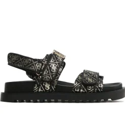 Sandali Donna GUESS Linea Fabelis Colore Black- Platino
