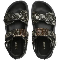 Sandali Donna GUESS Linea Fabelis Colore Black- Platino