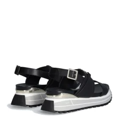 Sandali Donna LIU JO Maxi Wonder Sandal 30 in Pelle Nera