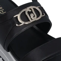 Sandali Donna LIU JO Maxi Wonder Sandal 30 in Pelle Nera