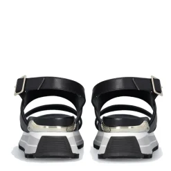 Sandali Donna LIU JO Maxi Wonder Sandal 30 in Pelle Nera