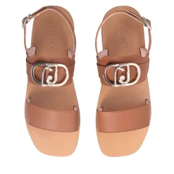 Sandali Flat LIU JO Saba 10 in Pelle color Cuoio