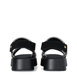 Sandali Platform LIU JO Amber 01 in Suede Nero