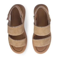 Sandali Platform LIU JO Amber 01 in Suede color Cuoio