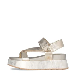 Sandali Platform LIU JO Frida 39 Effetto Metallizzato Light Gold