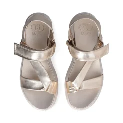 Sandali Platform LIU JO Frida 39 Effetto Metallizzato Light Gold