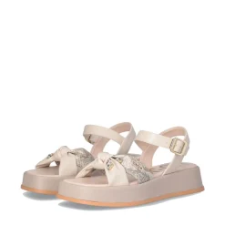 Sandali Platform LIU JO You 751 stampa Pitone Beige con Pietre Gioiello