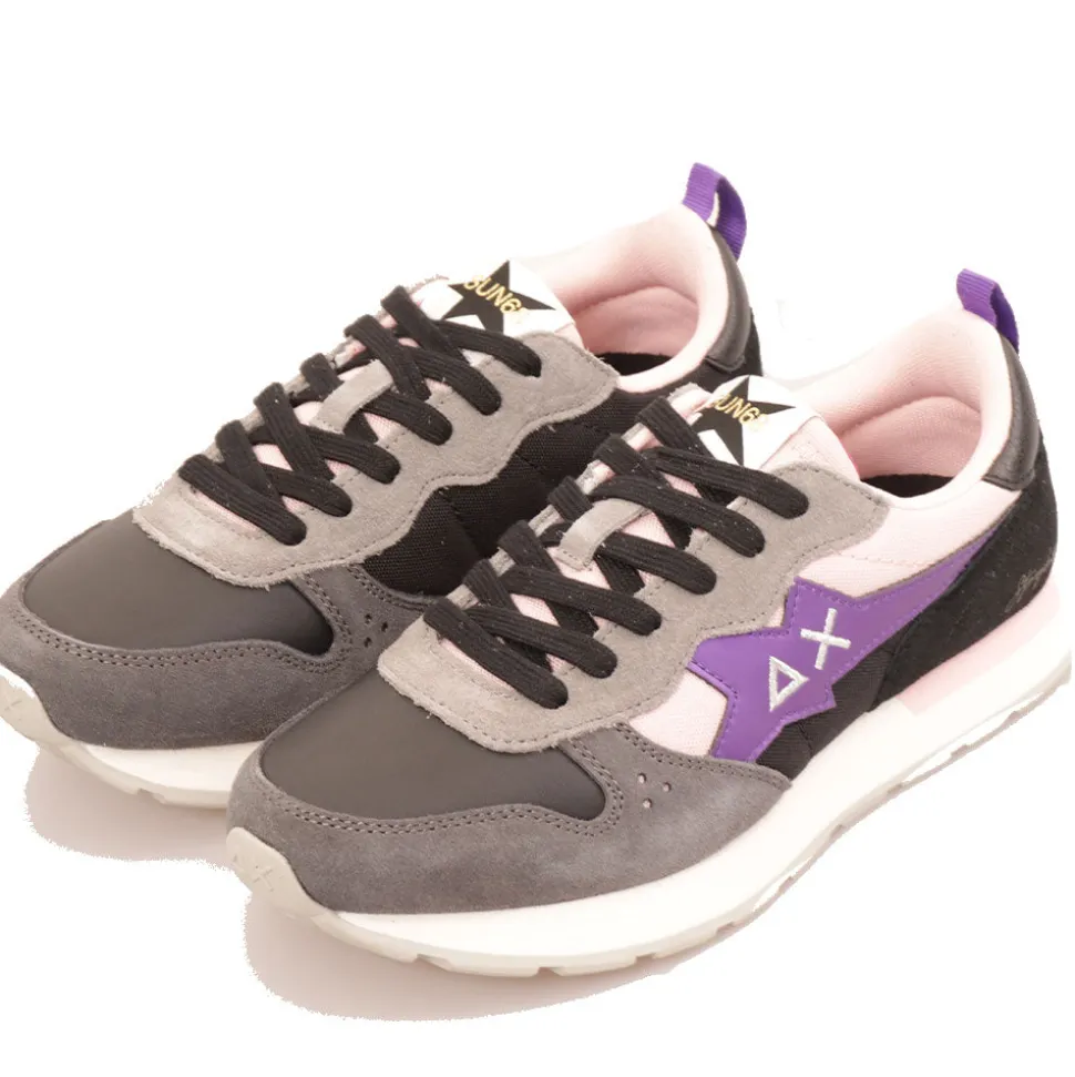 Scarpe Bambina Sun68 Sneakers Girl's Stargirl Multicolor Teen Nero - Z44409T