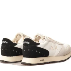 Scarpe Bambina Sun68 Sneakers Girl's Ally Studs Teen Bianco Panna - Z44406T