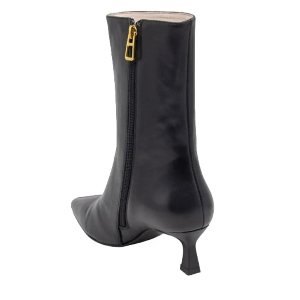 Scarpe Donna COCCINELLE Stivaletti in Pelle Nera