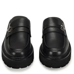 Scarpe Donna CULT Slash 4214 Sabot in Pelle Nera
