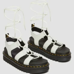 Scarpe Donna DR. MARTENS Sandali linea Nartilla in Pelle Athena Smoked Mint