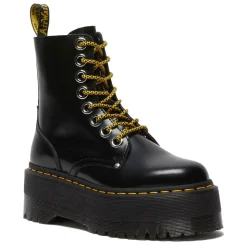 Scarpe Donna DR. MARTENS Stivali Platform linea Jadon Max in Pelle Buttero Nera