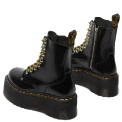 Scarpe Donna DR. MARTENS Stivali Platform linea Jadon Max in Pelle Buttero Nera