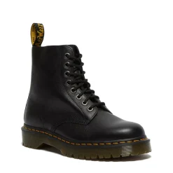 Scarpe Donna DR. MARTENS Stivali Platform linea 1460 Pascal BEX in Pelle Nera