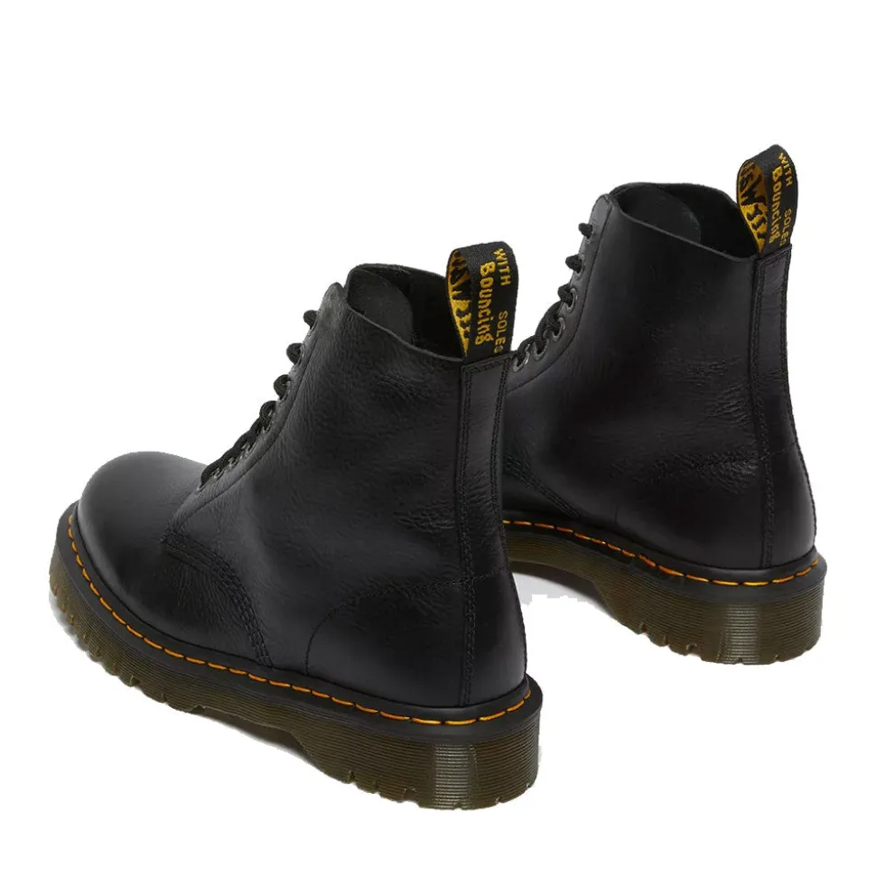 Scarpe Donna DR. MARTENS Stivali Platform linea 1460 Pascal BEX in Pelle Nera