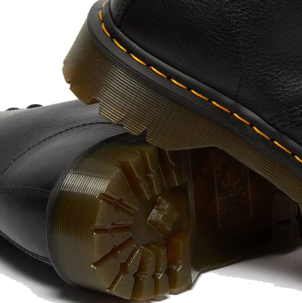 Scarpe Donna DR. MARTENS Stivali Platform linea 1460 Pascal BEX in Pelle Nera