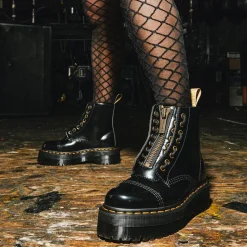 Scarpe Donna DR. MARTENS Stivali Platform linea Sinclair Vegan colore Black Oxford