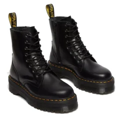 Scarpe Donna DR. MARTENS Stivali Platform linea Jadon in Pelle Nera