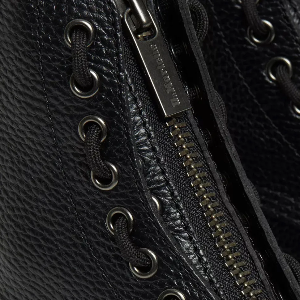Scarpe Donna DR. MARTENS Stivali Platform linea Sinclair in Pelle Nera