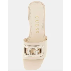 Scarpe Donna GUESS Ciabatte Linea Tarisha Colore Cream - Gold