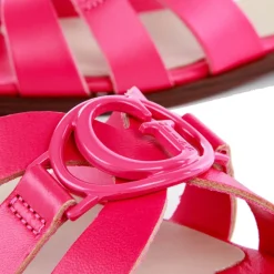 Scarpe Donna GUESS Ciabatte Linea Symo in Pelle Colore Pink