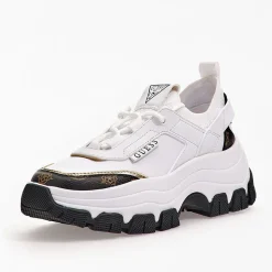 Scarpe Donna GUESS Sneakers Linea Braydin Colore White - Brown