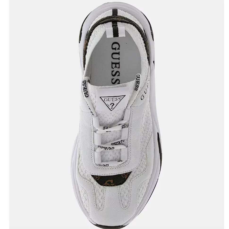 Scarpe Donna GUESS Sneakers Linea Geniver Colore White - Brown