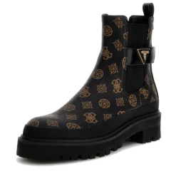 Scarpe Donna GUESS Stivaletti linea Bensly colore Brown - Black