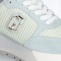 Scarpe Donna LIU JO Amazing 25 Sneakers Platform in Suede e Mesh Water