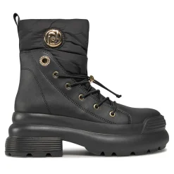 Scarpe Donna LIU JO Amy 15 Anfibi in Nylon Imbottito colore Nero