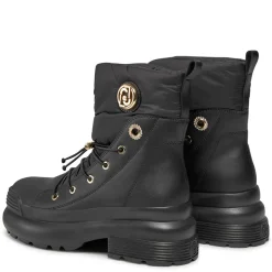 Scarpe Donna LIU JO Amy 15 Anfibi in Nylon Imbottito colore Nero
