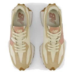 Scarpe Donna NEW BALANCE Sneakers 327 in Suede Pelle e Tessuto colore Incense Bone e Landslide