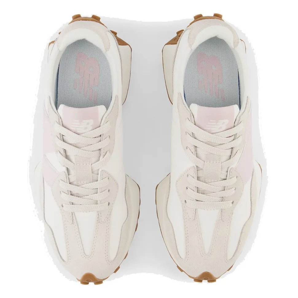 Scarpe Donna NEW BALANCE Sneakers 327 in Pelle e Suede colore Moonbeam e December Sky