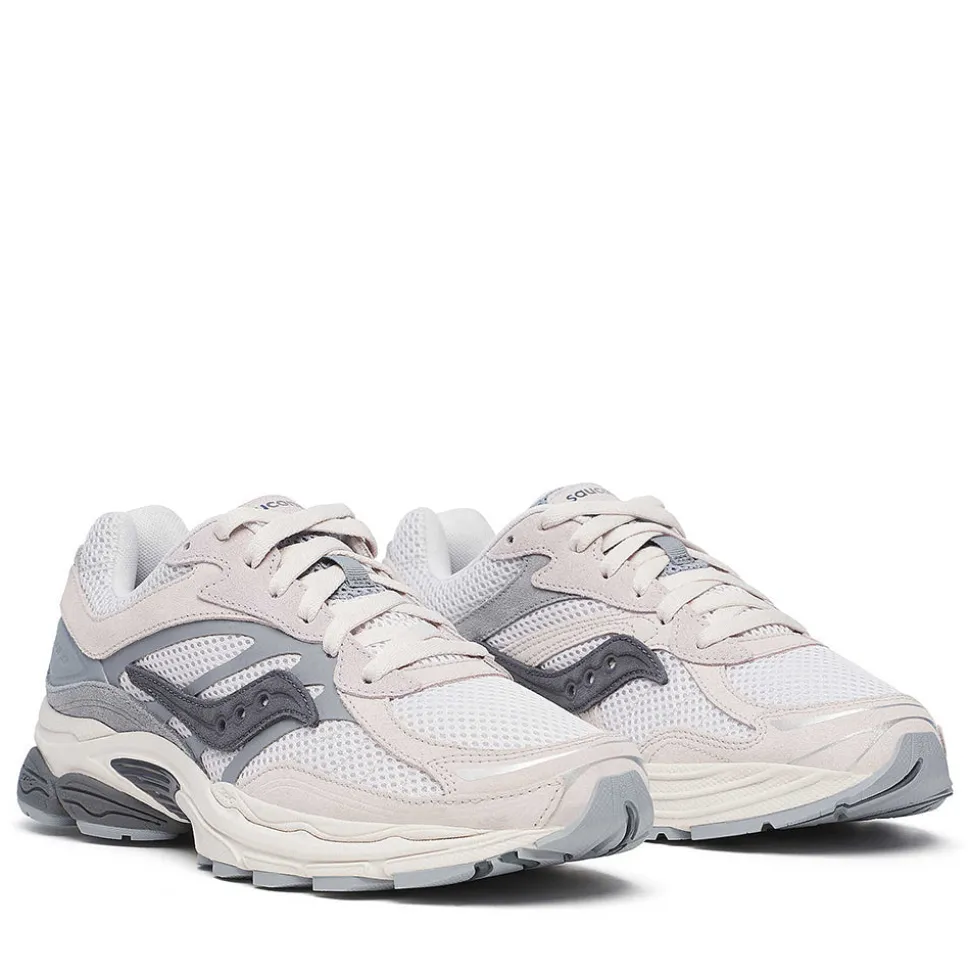 Scarpe Donna Saucony Sneakers ProGrid Omni 9 Premium Light Grey e Blue