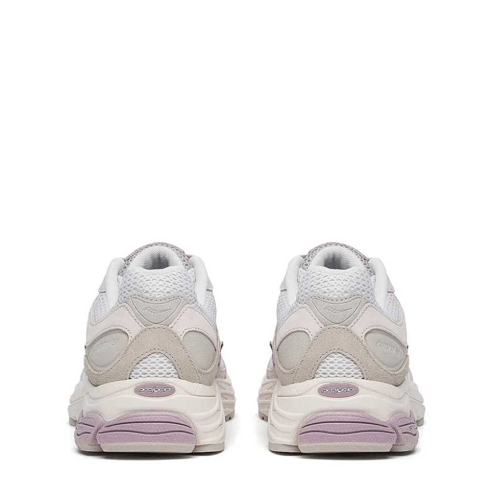 Scarpe Donna Saucony Sneakers ProGrid Omni 9 Premium Light Grey e Lilac