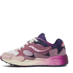 Scarpe Donna Saucony Sneakers Grid Shadow 2 Lilac - Blue