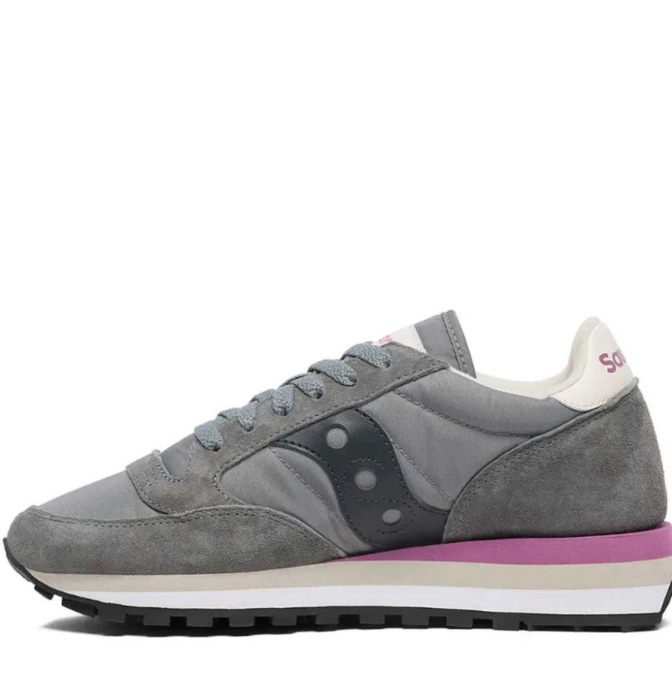 Scarpe Donna Saucony Sneakers Jazz Triple Grey - Black