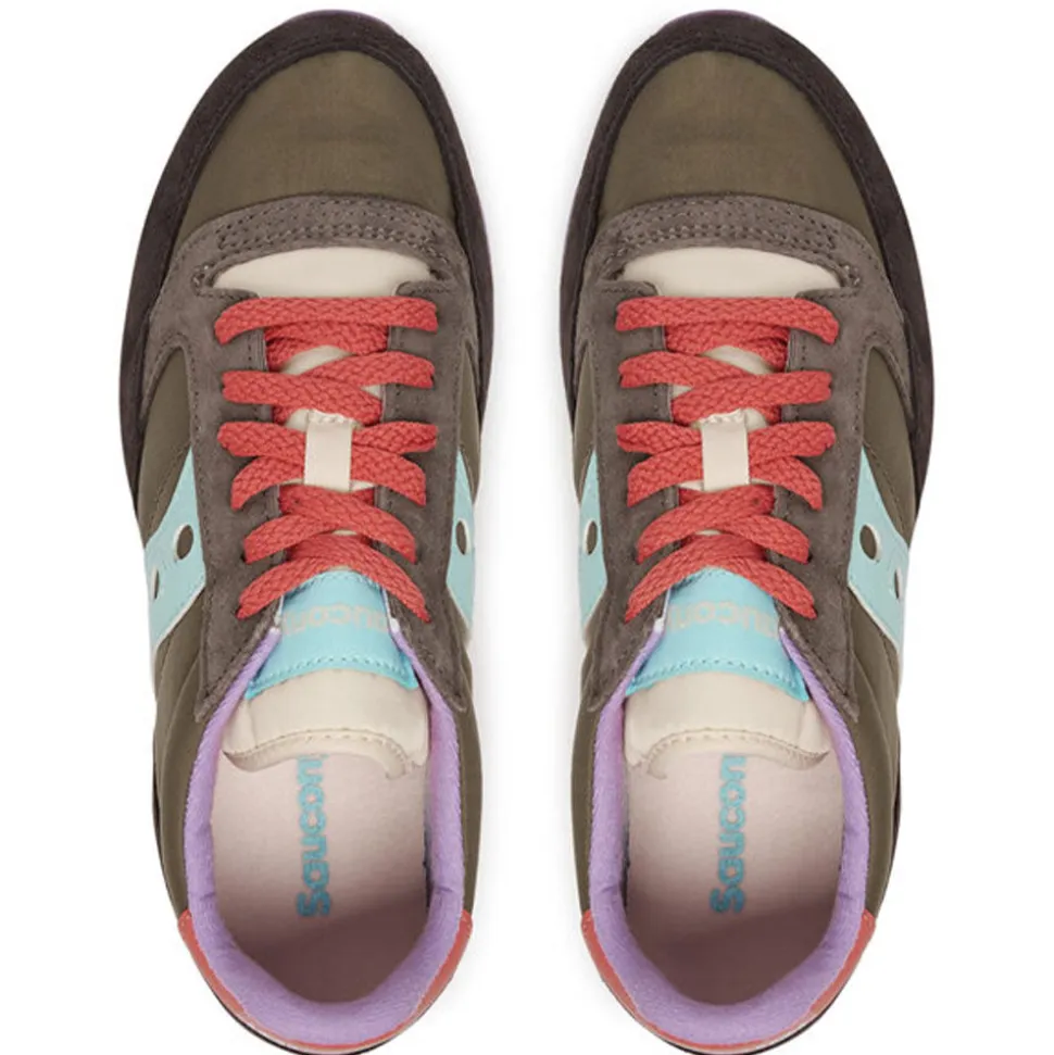Scarpe Donna Saucony Sneakers Jazz Triple Brown - Aqua