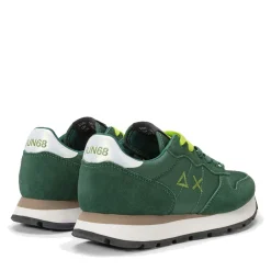 Scarpe Donna Sun68 Sneakers Ally Nylon Solid Colore Verde Scuro - Z44201
