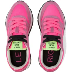 Scarpe Donna Sun68 Sneakers Ally Solid Nylon Colore Fuxia Fluo - Z35201