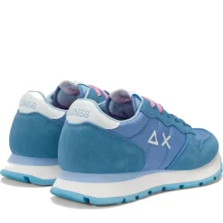 Scarpe Donna Sun68 Sneakers Ally Solid Nylon Colore Avio - Z35201
