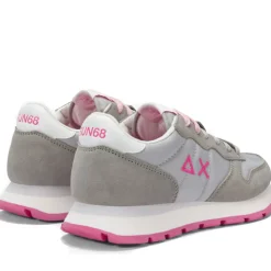 Scarpe Donna Sun68 Sneakers Ally Solid Nylon Colore Grigio Chiaro - Z35201