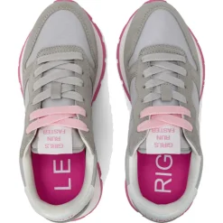 Scarpe Donna Sun68 Sneakers Ally Solid Nylon Colore Grigio Chiaro - Z35201
