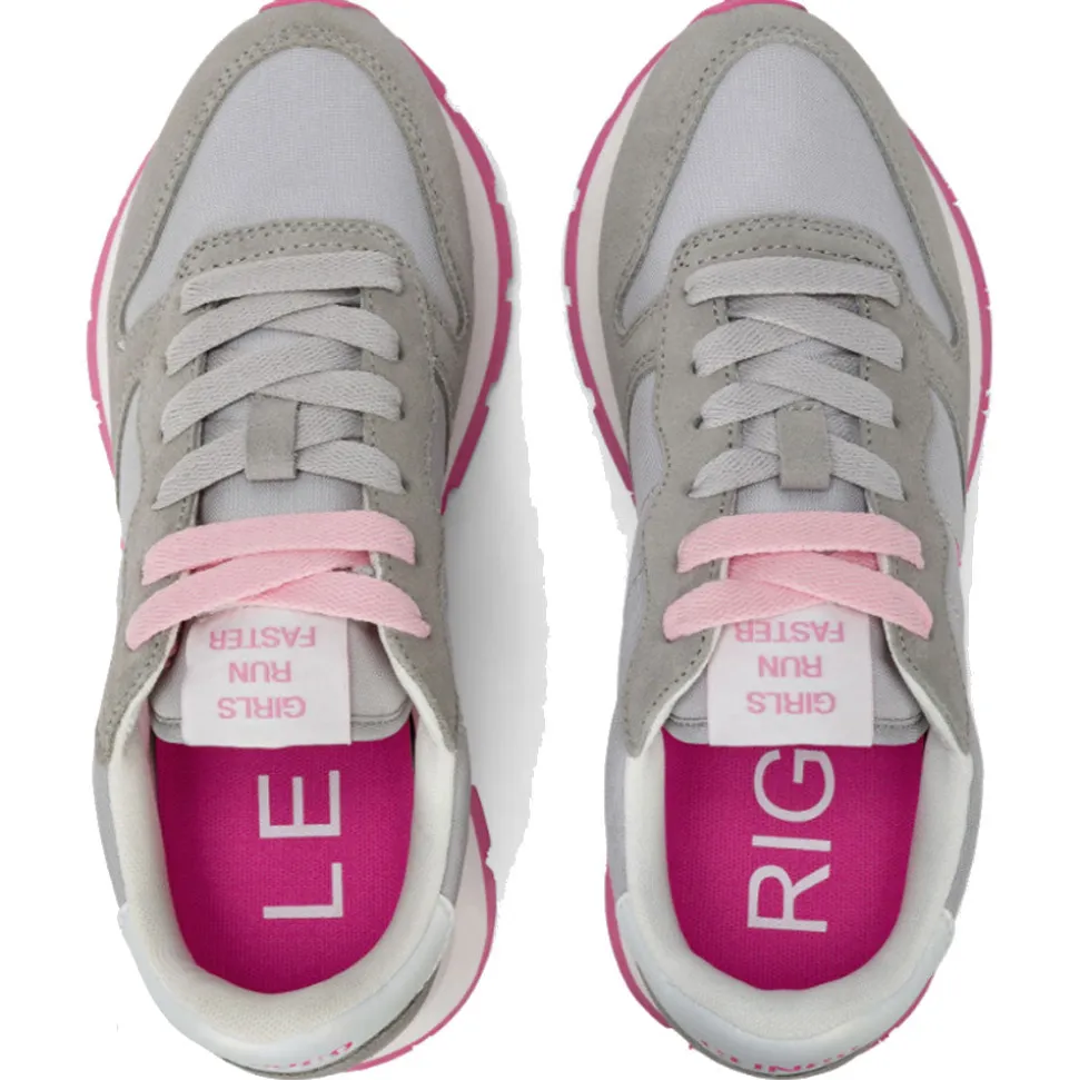 Scarpe Donna Sun68 Sneakers Ally Solid Nylon Colore Grigio Chiaro - Z35201