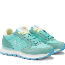Scarpe Donna Sun68 Sneakers Ally Solid Nylon Colore Acqua - Z35201